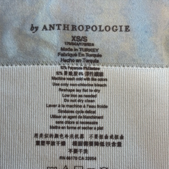 Anthropologie Blue and Green Bralette‎ size XS/S - Picture 3 of 3